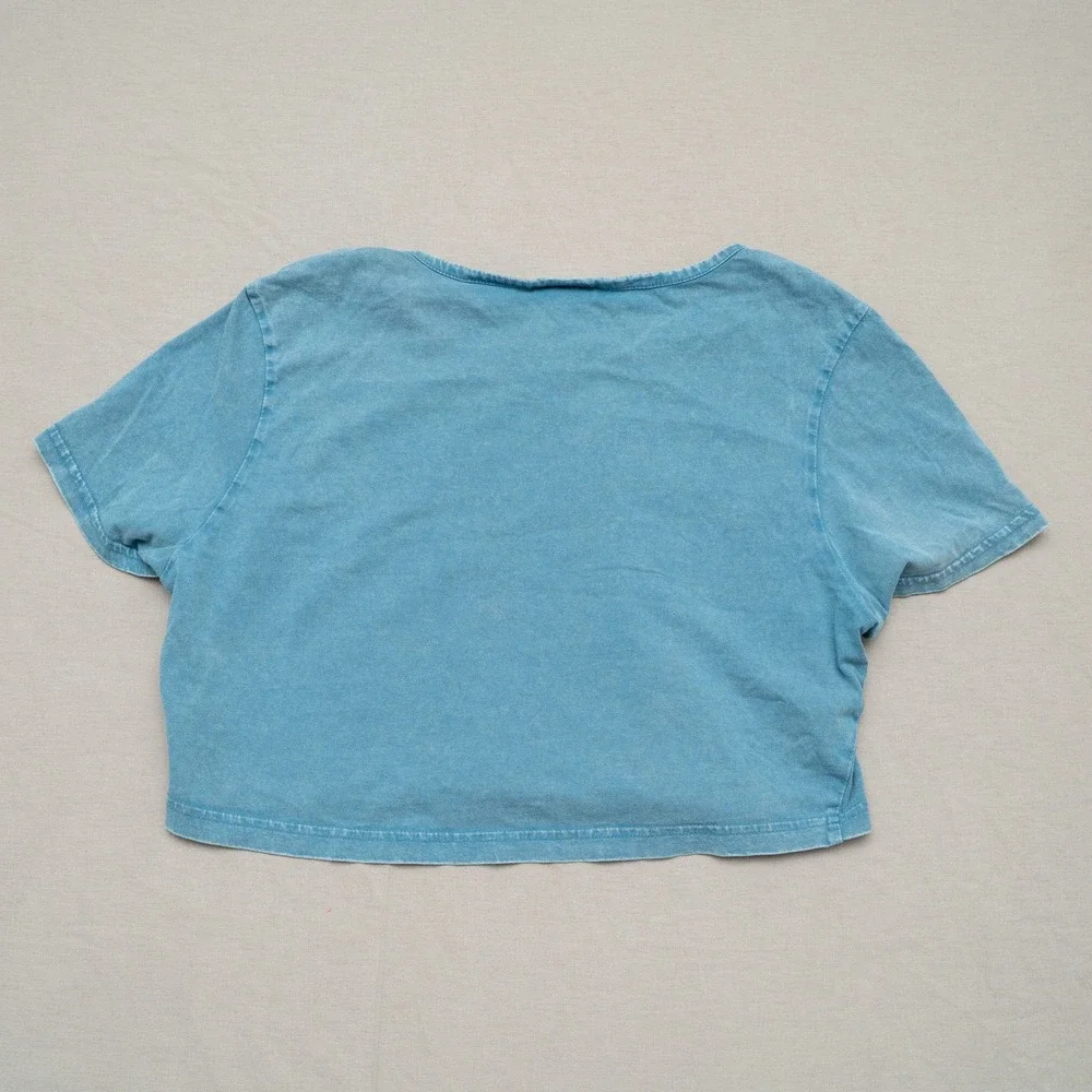 Gymshark Lifting Club Women Crop Top Gym Active Wear T Shirt Shark Legacy Washed - Picture 6 of 6